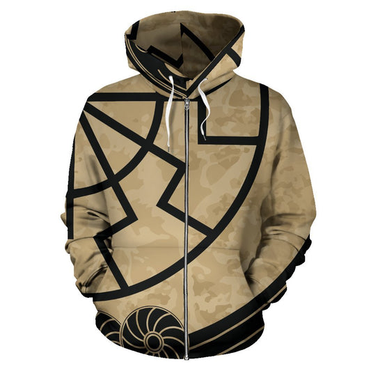Viking Warship Drakkar Zip Up hoodie – view 2