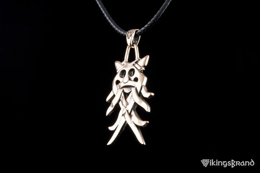 Aarhus Denmark Viking Pendant, Bronze or Sterling Silver