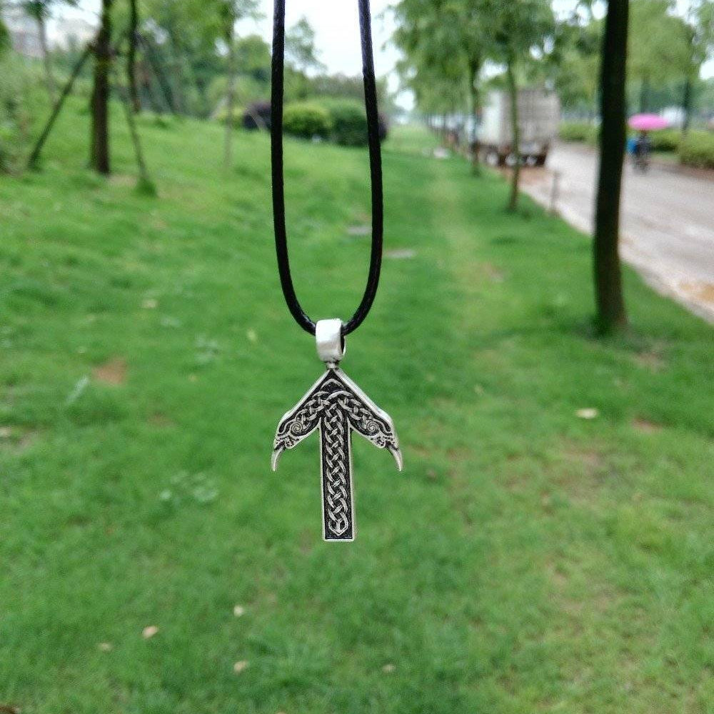 Vikings Nordic Pendant Necklace TIWAZ / TYR Rune - VikingsBrand