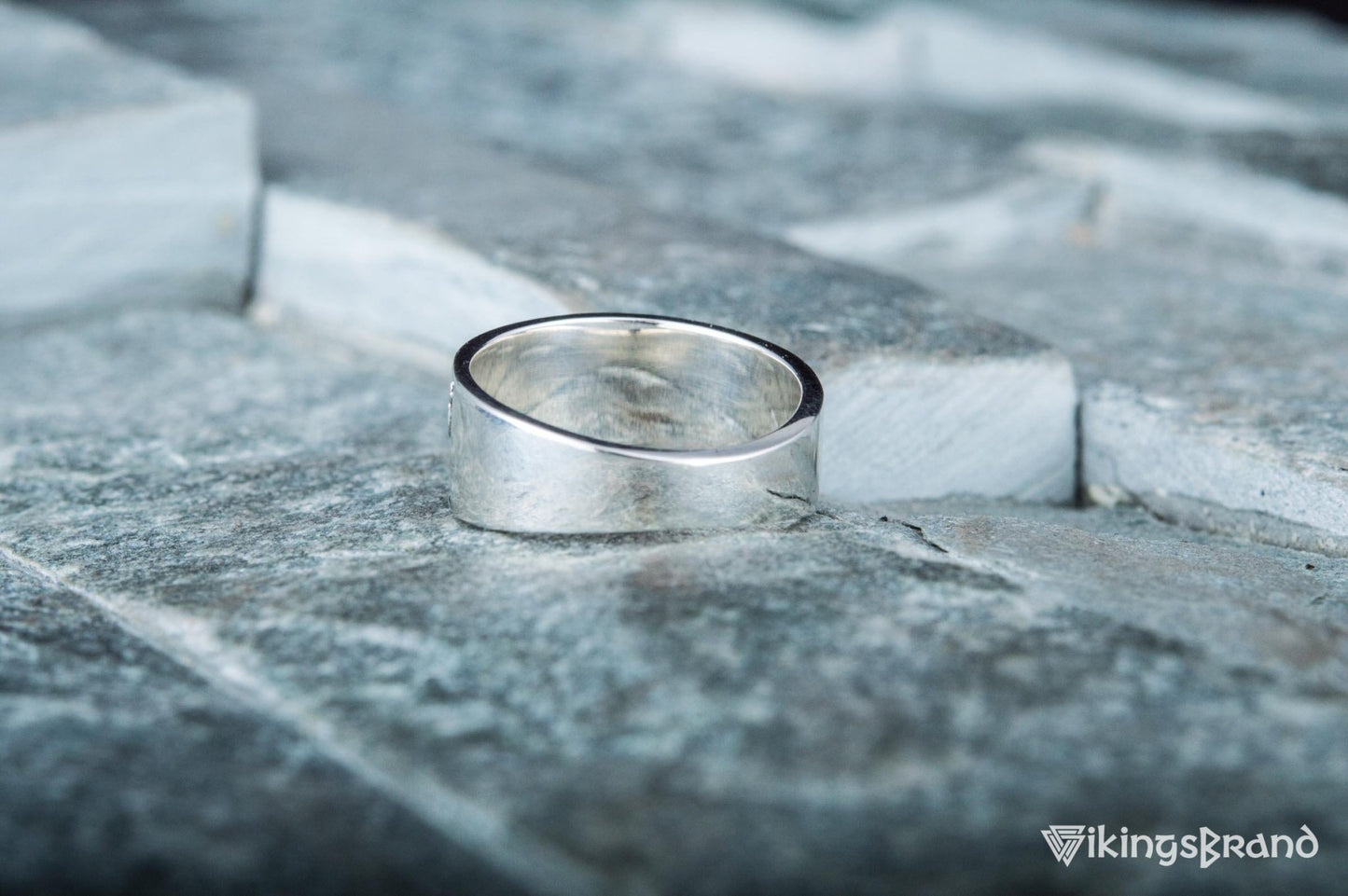 Vikings Ring with Drakkar Viking Symbol Sterling Silver Handcrafted Norse Jewelry