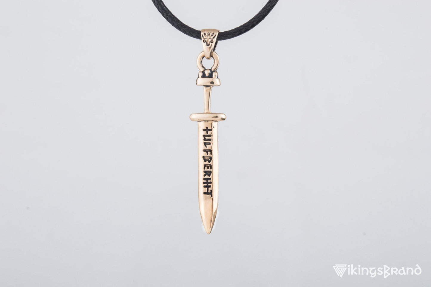 Vikings Ulfberht Sword Pendant Bronze Viking Jewelry