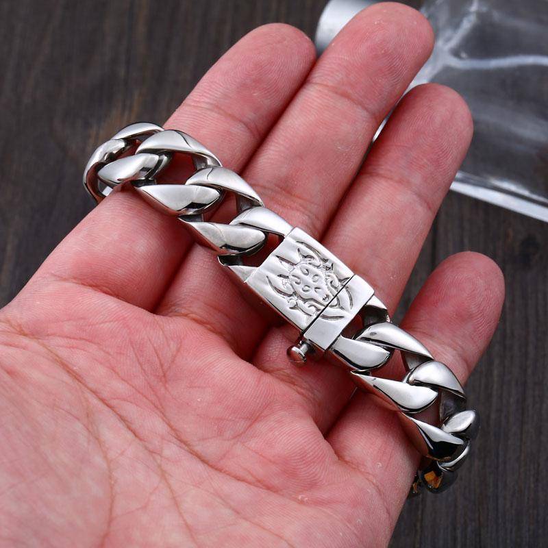 Wide Braided Men Bracelet - VikingsBrand