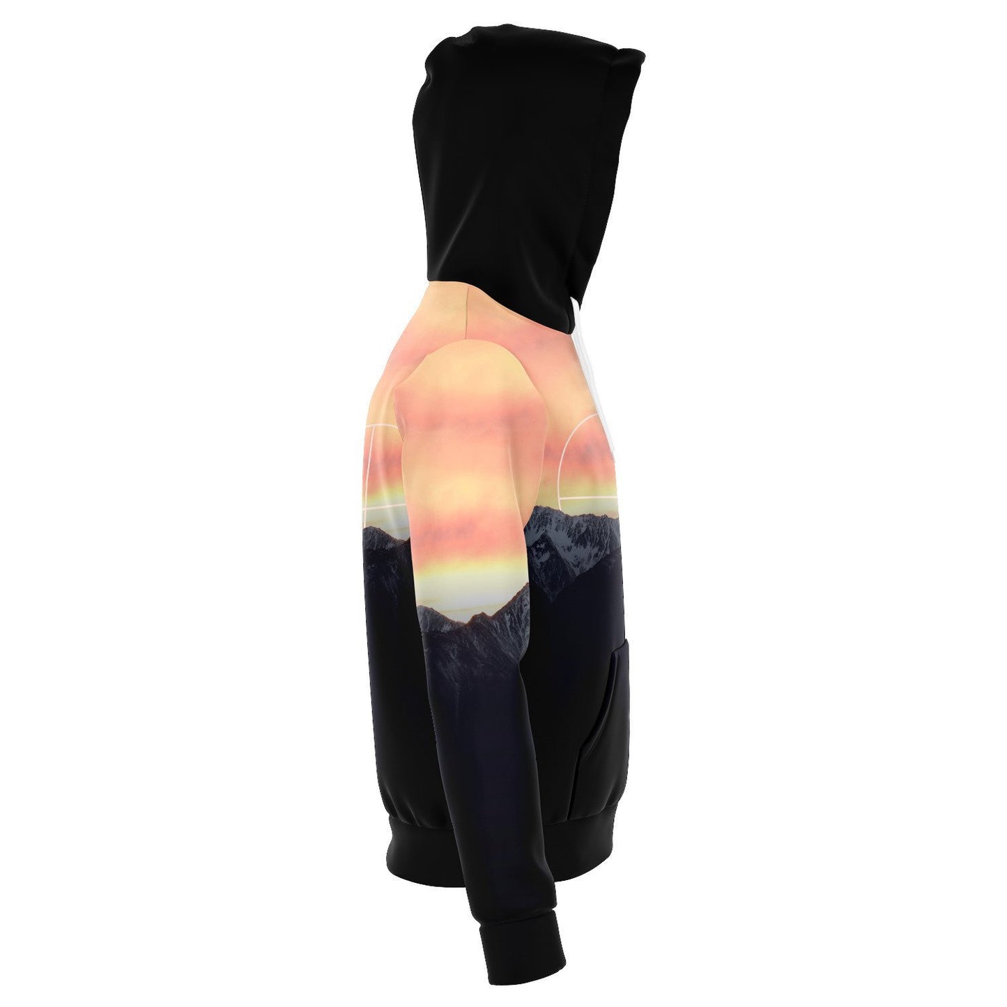 Winter Solstice Hoodie - Red Sky