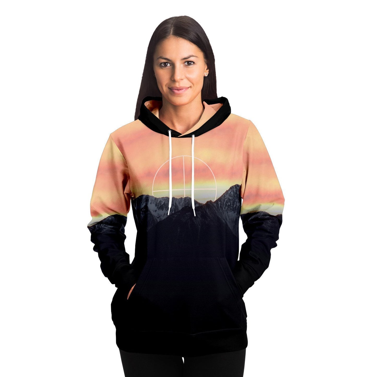 Winter Solstice Hoodie - Red Sky