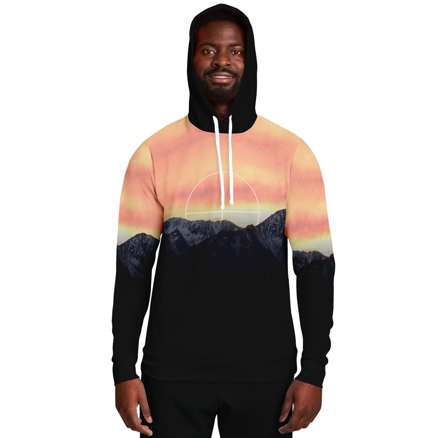 Winter Solstice Hoodie - Red Sky