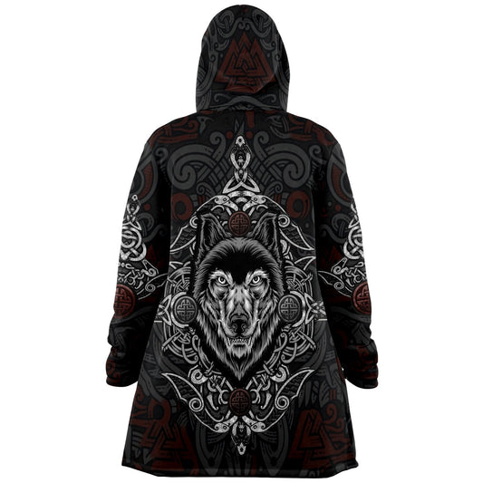 Wolf Head Premium Viking Cloak