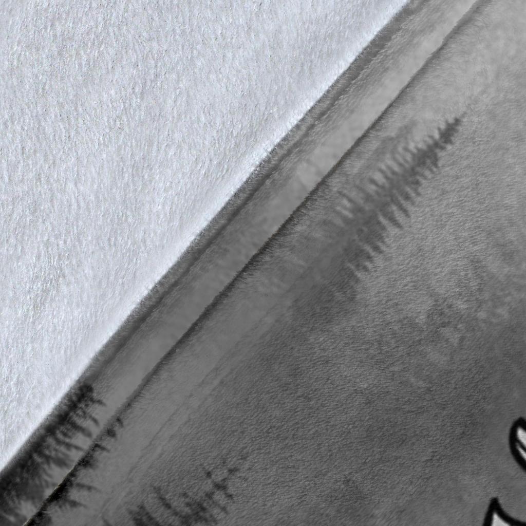 Wolf in Spruce Forest Blanket