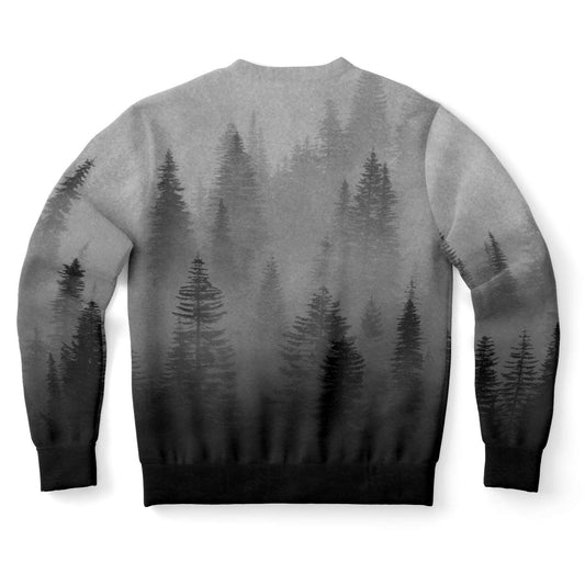 Wolf in Spruce Forest Sweatshirt - Front Design