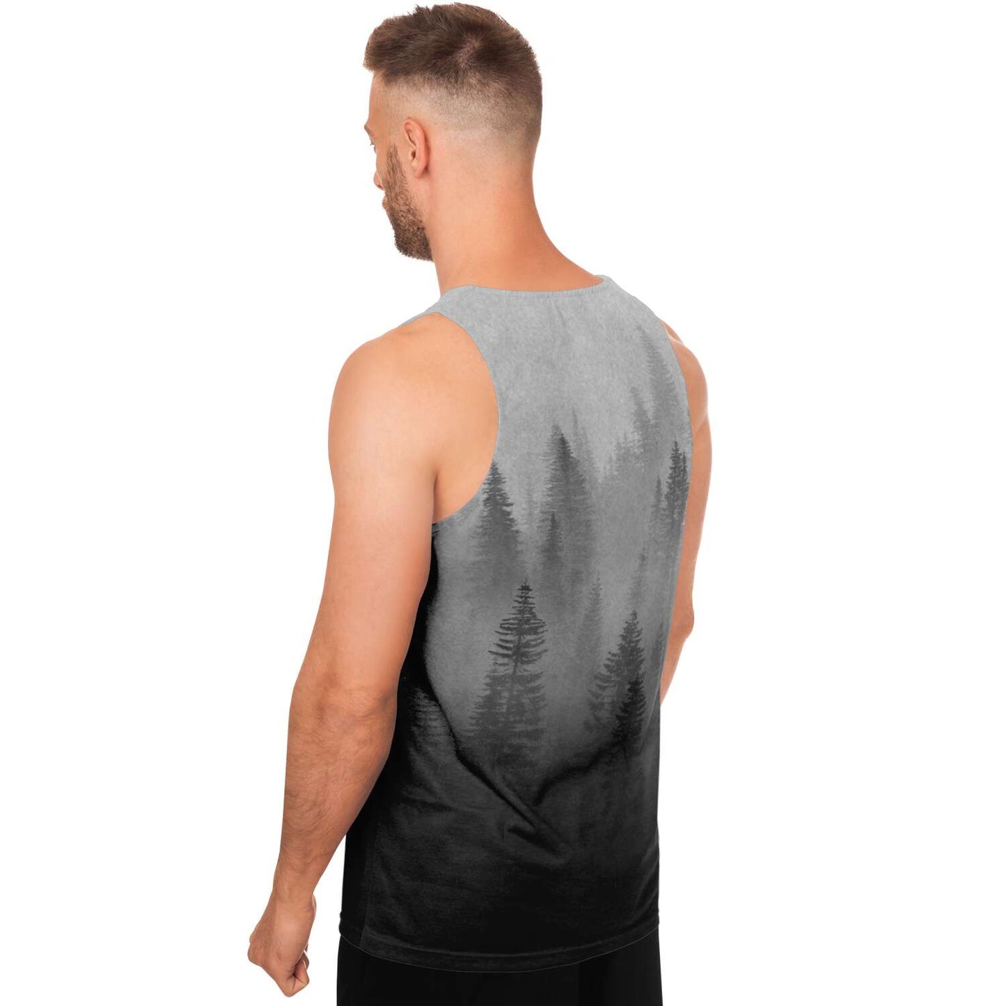 Wolf in Spruce Forest Unisex Viking Tank Top