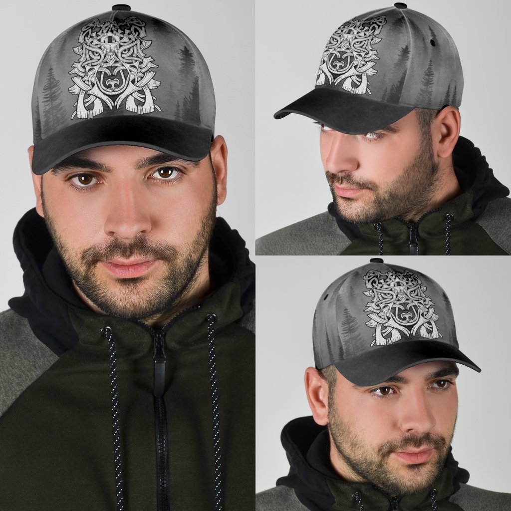 Wolf in Spruce Forest Viking Classic Cap