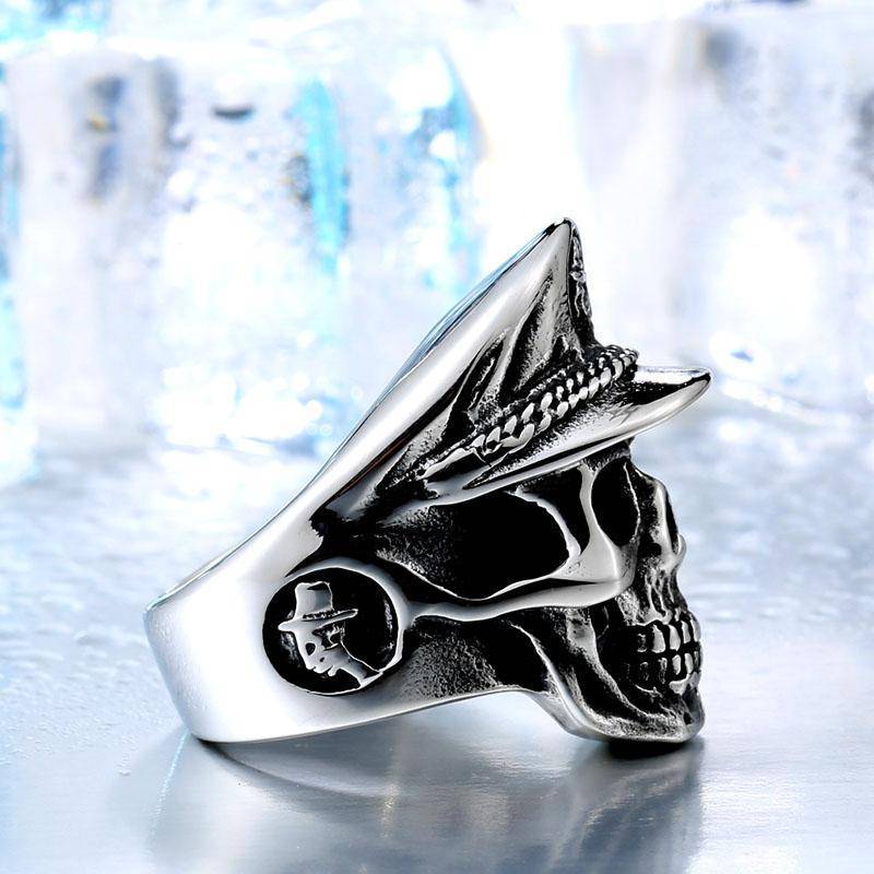World Dictator Skull Ring - VikingsBrand