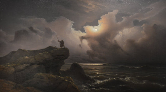 Scene from one of the Norse sagas