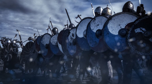 Army of Viking warriors