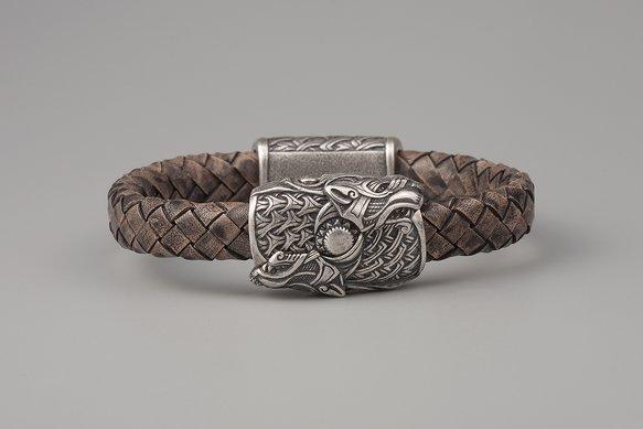 Viking Leather Bracelet or a Viking Leather Armband | VikingsBrand
