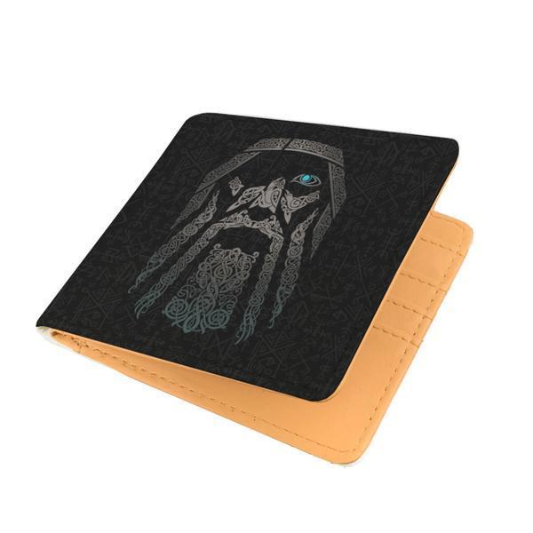 Black Viking wallet featuring Norse God Odin | VikingsBrand