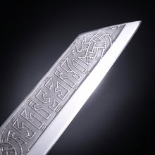 Langseax Viking Seax Knife, 13.5" rune-Etched Blade – view 4