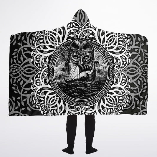Norsemen & Drakkar Hooded Blanket