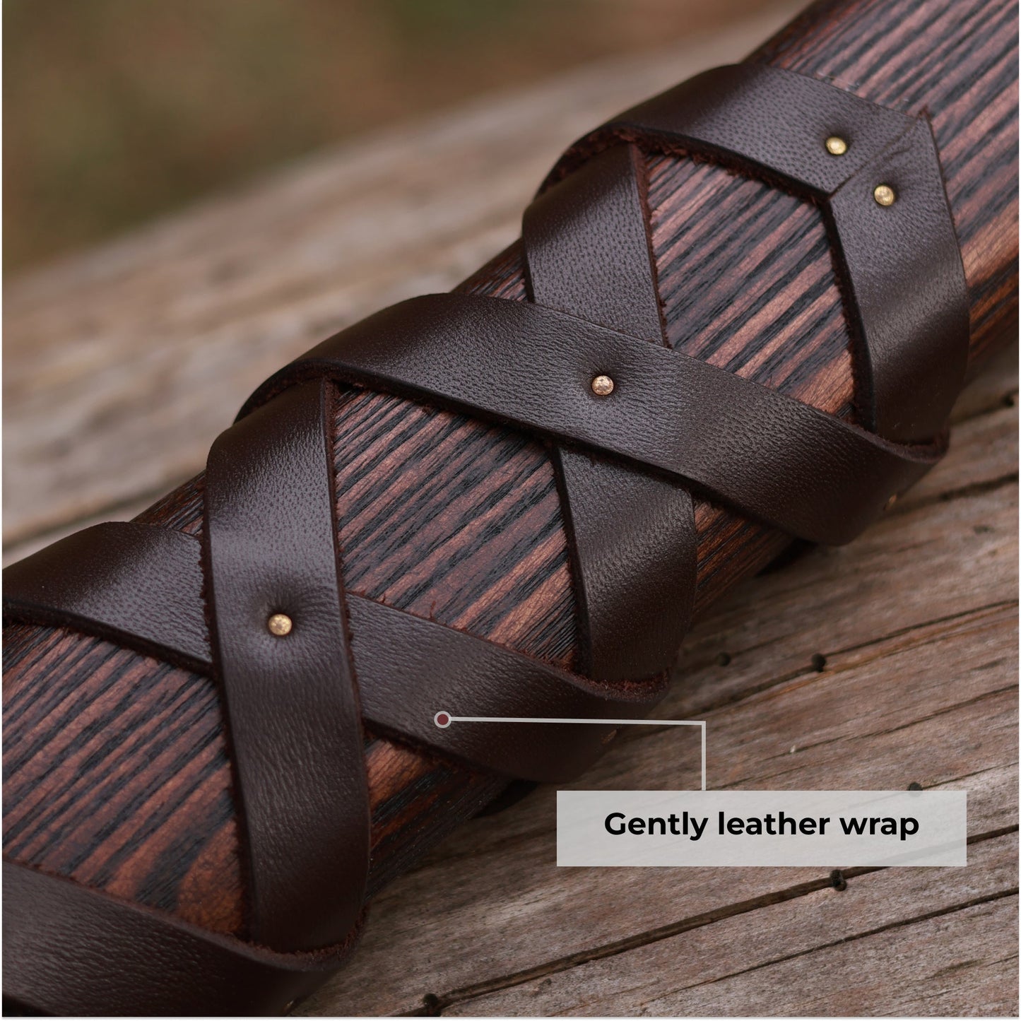 🪓 Viking Long Axe “Ragnar Lodbrok” with Carved Handle and Leather Wrap | VikingsBrand