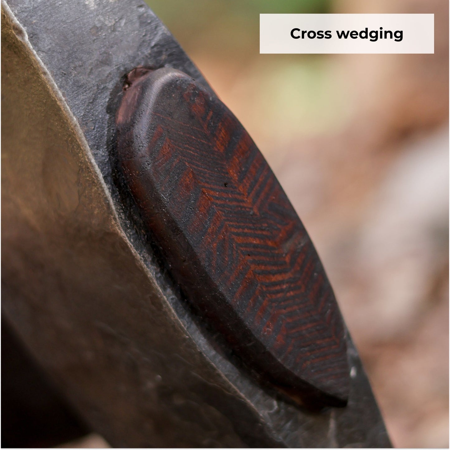 Hand-Forged Fireman’s Axe “American Superhero” with Leather Case