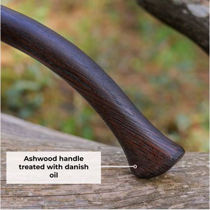 Hand-Forged Fireman’s Axe “American Superhero” with Leather Case