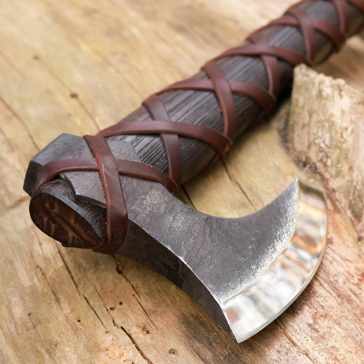 🪓 Viking Axe “Ares” – Nordic Hand-Forged Axe