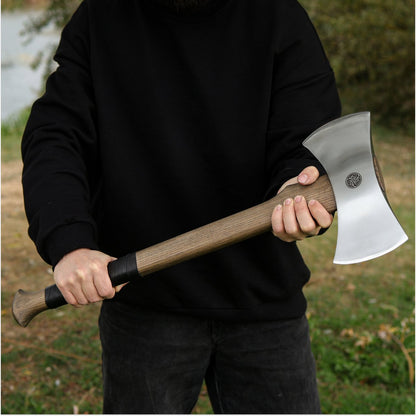 Functional Double Bit Axe “Vargstal” – Hand-Forged Viking Axe