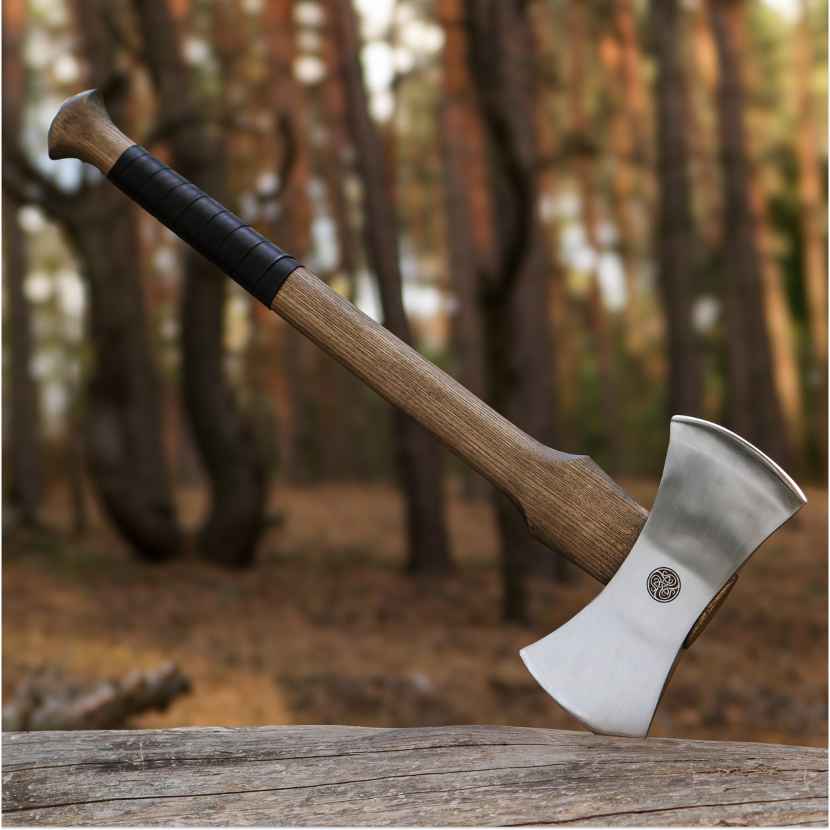 Functional Double Bit Axe “Vargstal” – Hand-Forged Viking Axe