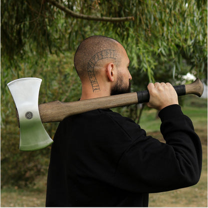 Functional Double Bit Axe “Vargstal” – Hand-Forged Viking Axe