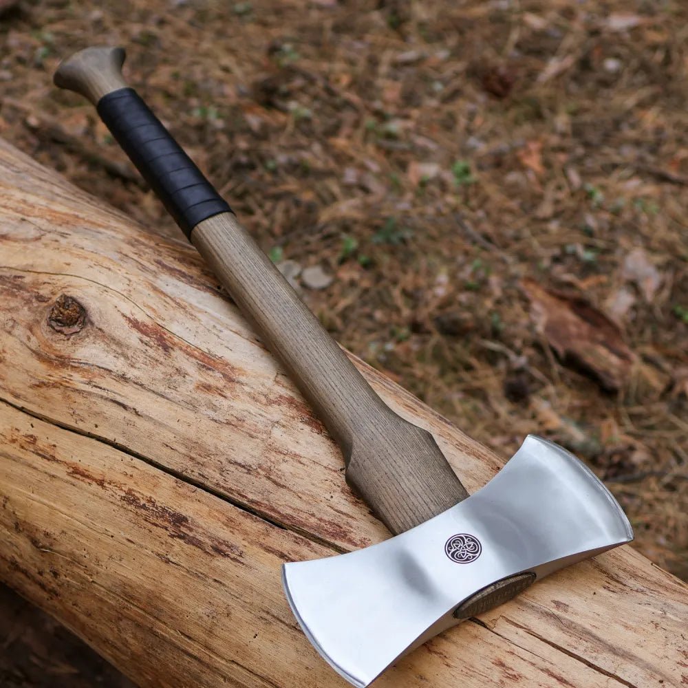 Functional Double Bit Axe “Vargstal” – Hand-Forged Viking Axe