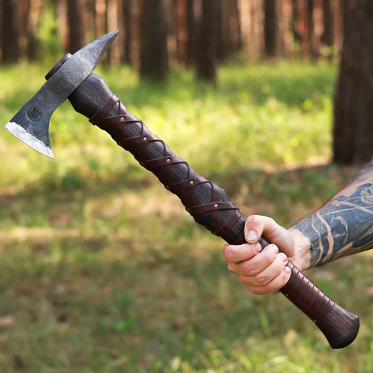 Hand-Forged “Gurons” Spike Tomahawk – Throwing Axe