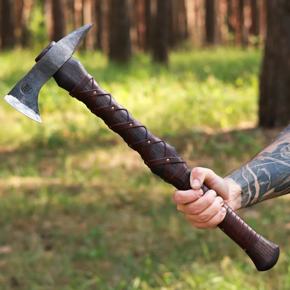 Hand-Forged “Gurons” Spike Tomahawk – Throwing Axe