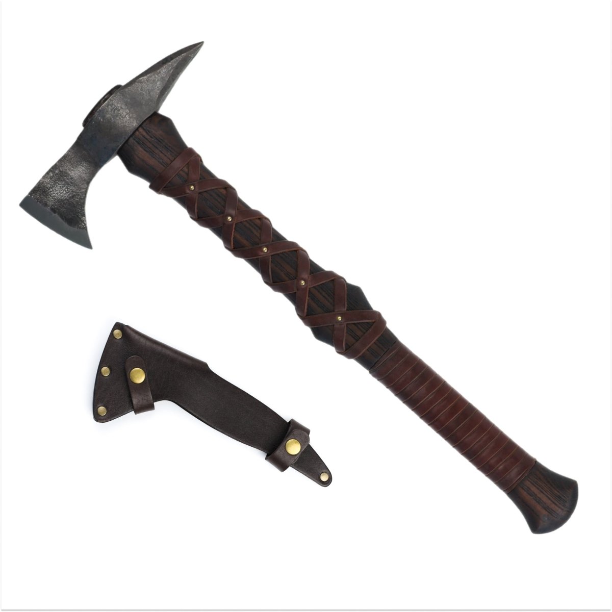 Hand-Forged “Gurons” Spike Tomahawk – Throwing Axe
