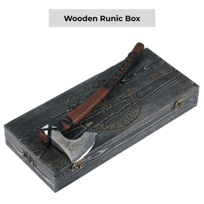 Handmade Norse Axe “Njord” with Gently Leather Wrap