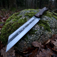 Huntsman Viking-styled seax knife with rosewood handle – view 6