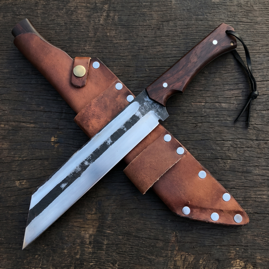 Huntsman Viking-styled seax knife with rosewood handle