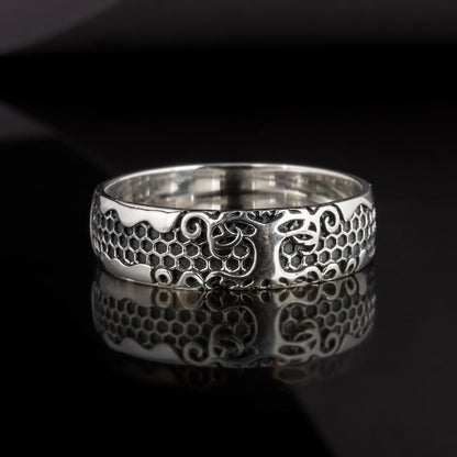 Little Yggdrasil 925 sterling silver Viking ring – view 5