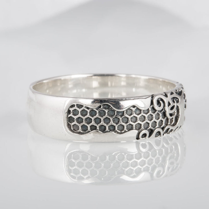 Little Yggdrasil 925 sterling silver Viking ring – view 6