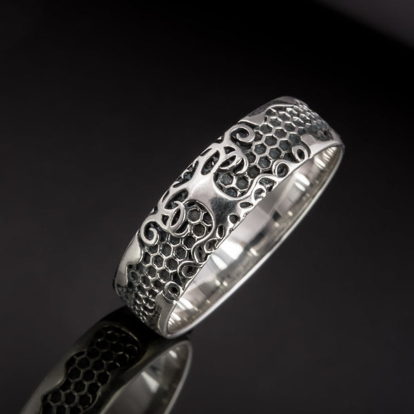 Little Yggdrasil 925 sterling silver Viking ring – view 4