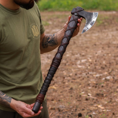 🪓 Viking Axe “Ares” – Nordic Hand-Forged Axe