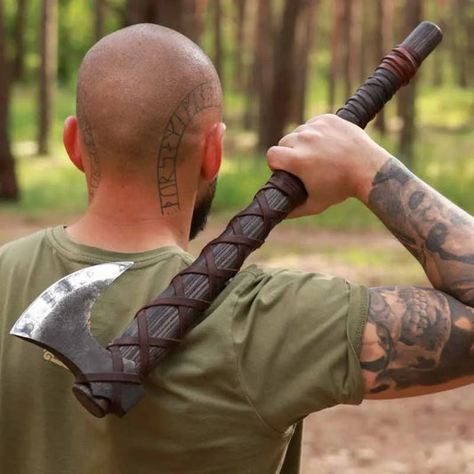 🪓 Viking Axe “Ares” – Nordic Hand-Forged Axe