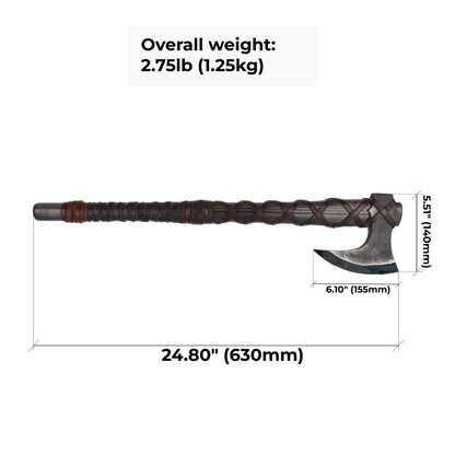 🪓 Viking Axe “Ares” – Nordic Hand-Forged Axe