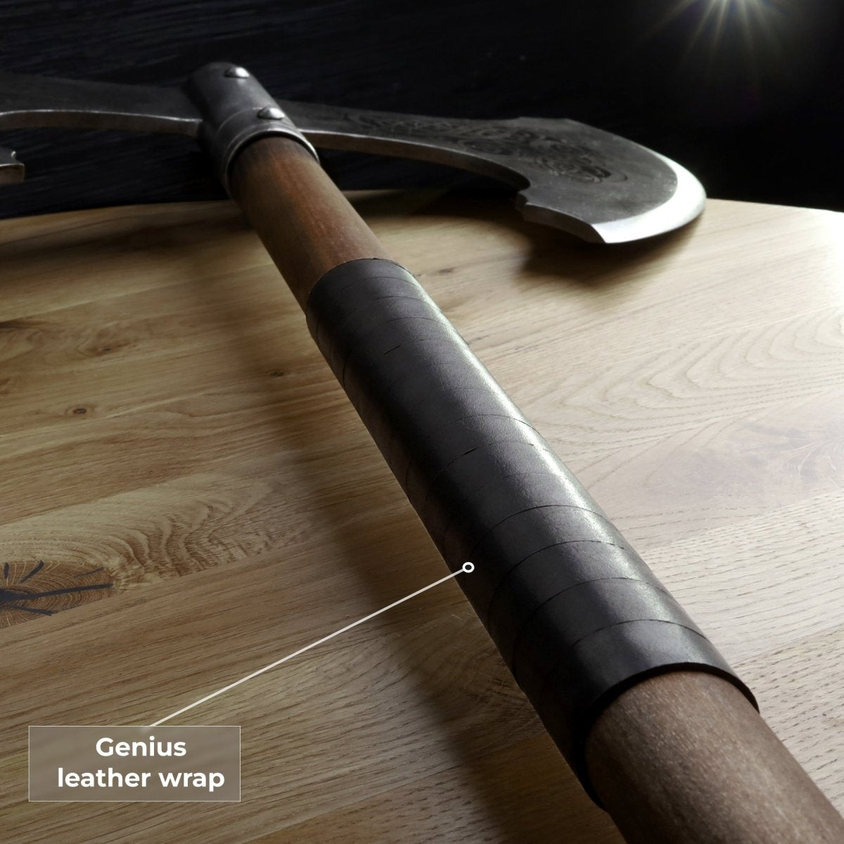 Norse Double-Edged Axe “Jotungard” – Hand-Forged Viking Battle Axe
