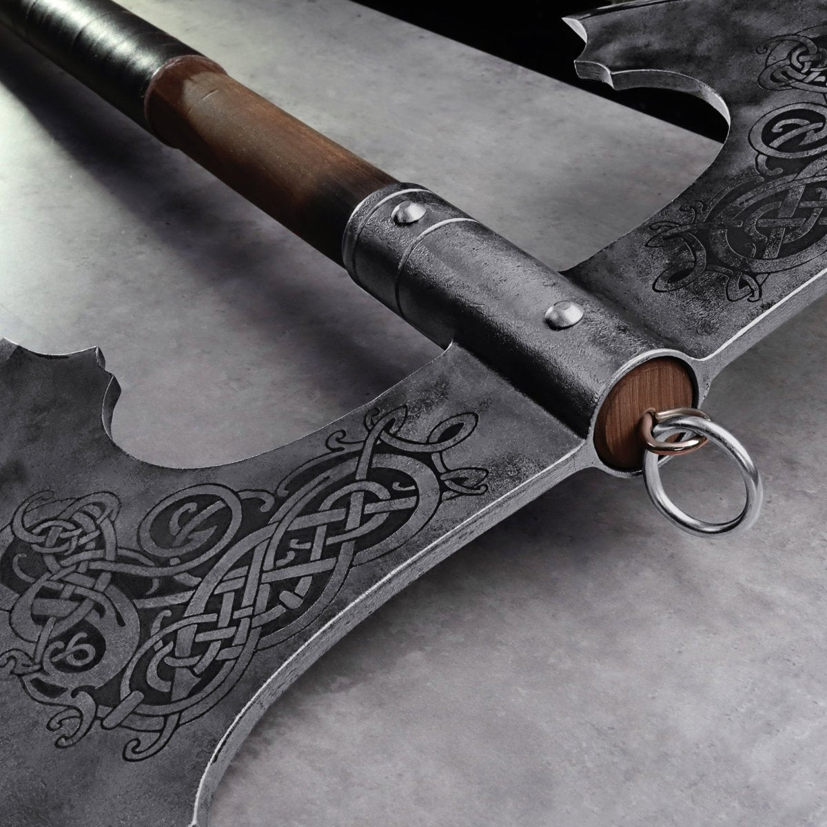 Norse Double-Edged Axe “Jotungard” – Hand-Forged Viking Battle Axe