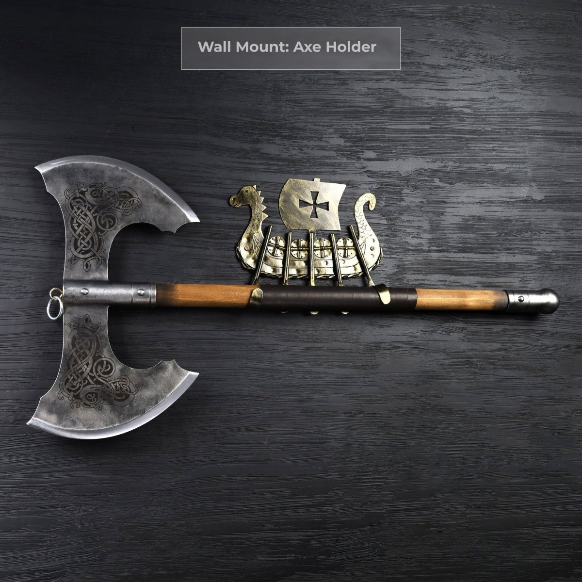 Norse Double-Edged Axe “Jotungard” – Hand-Forged Viking Battle Axe