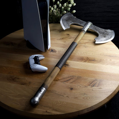 Norse Double-Edged Axe “Jotungard” – Hand-Forged Viking Battle Axe