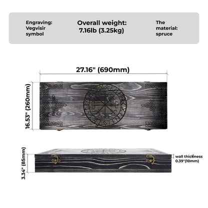 Runic Wooden Gift Box