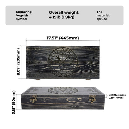 Runic Wooden Gift Box