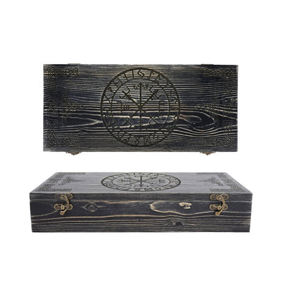 Runic Wooden Gift Box