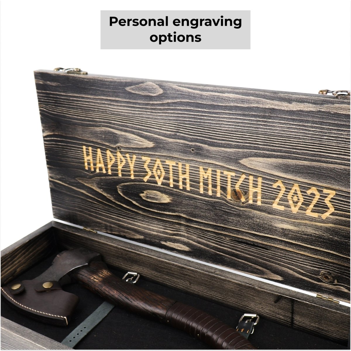 Runic Wooden Gift Box