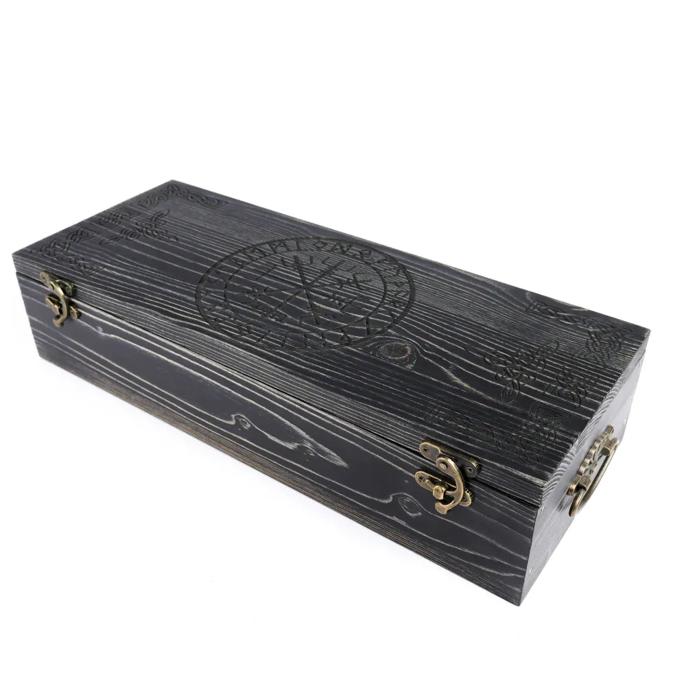 Runic Wooden Gift Box